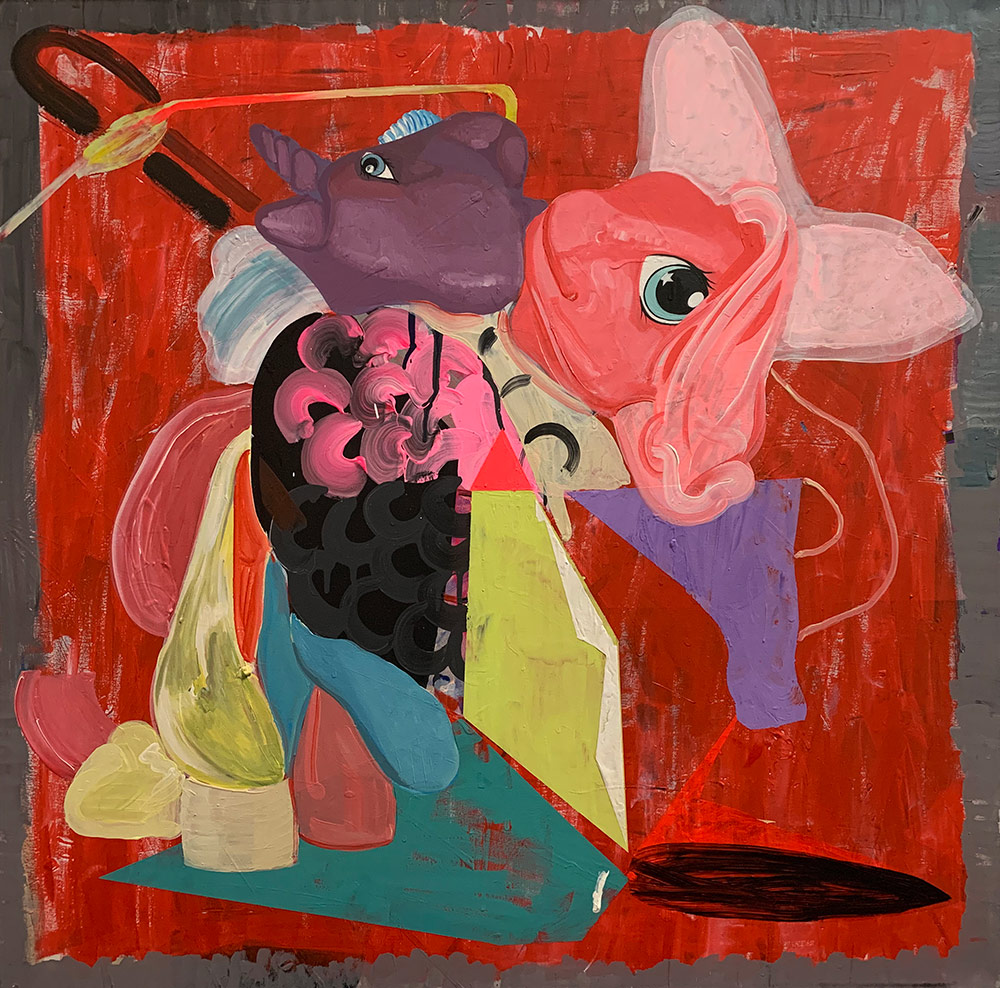Michail Parlamas, My Little Fony, My Little Fony abstract version, 80x80cm, 2009