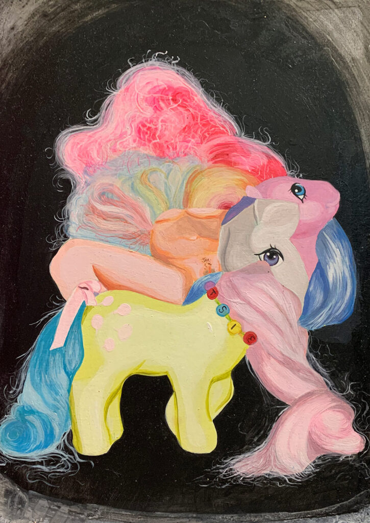 Michail Parlamas, My Little Fony, Pony Freak Series, 30x20cm, 2010