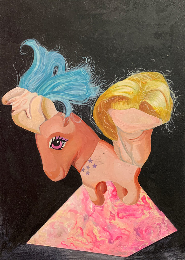 Michail Parlamas, My Little Fony, Pony Freak Series, 30x20cm, 2010