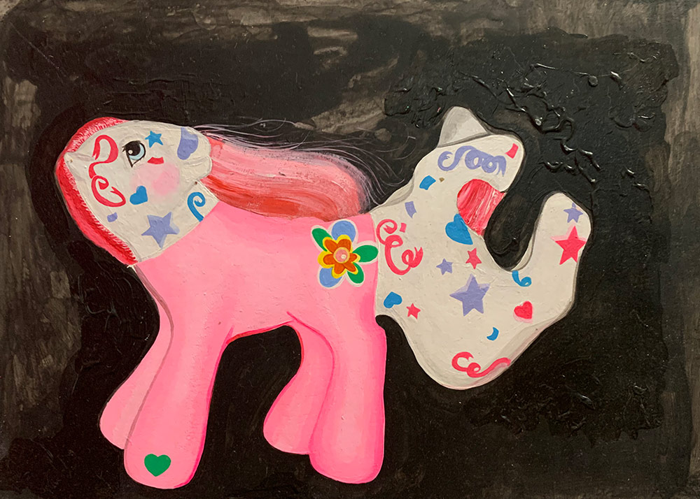 Michail Parlamas, My Little Fony, Pony Freak Series, 30x20cm, 2010