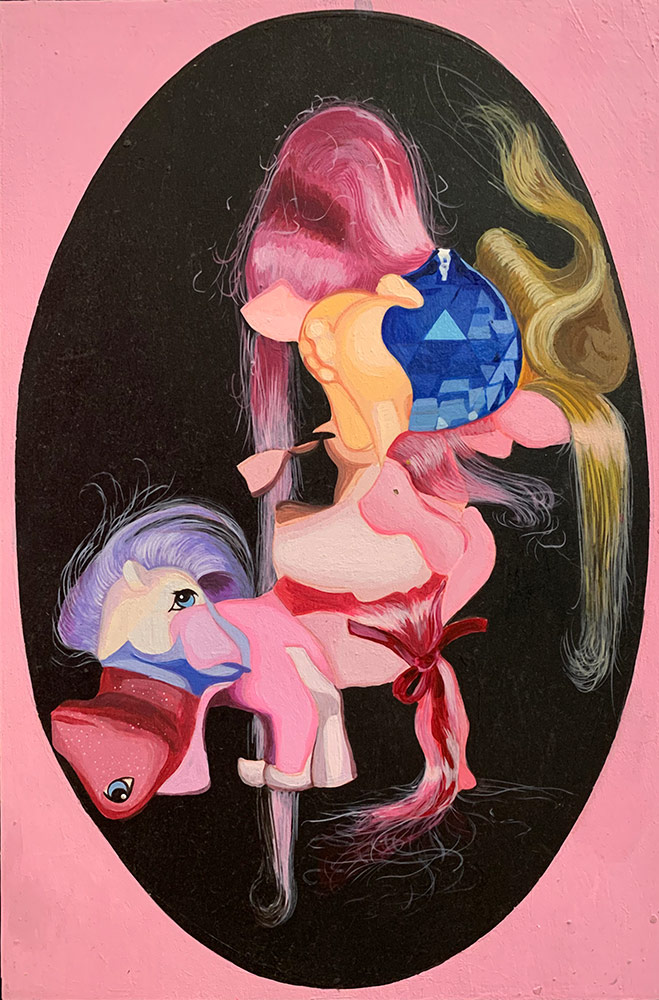 Michail Parlamas, My Little Fony, Pony Freak Series, 30x20cm, 2010