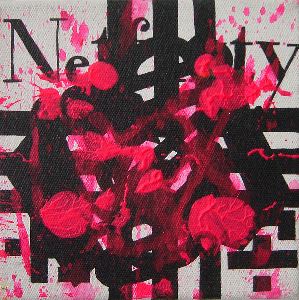 Michail Parlamas - Logo assembly, 20x20cm, acrylic on canvas