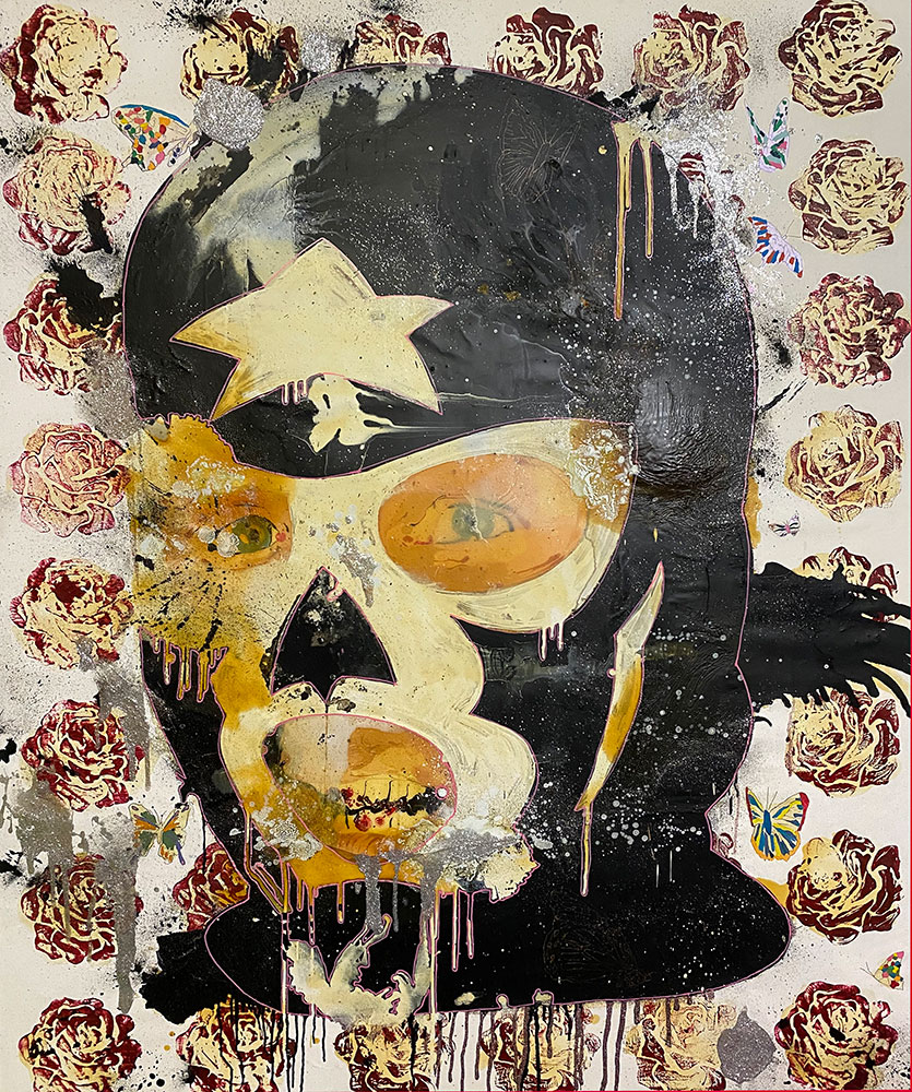 Rajo De Jalisco, 120x140cm, acrylic and spray on canvas