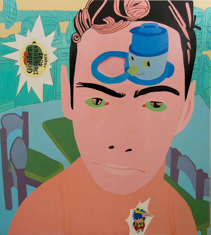 Michail Parlamas - Me Henry, oil on canvas, 190x210cm
