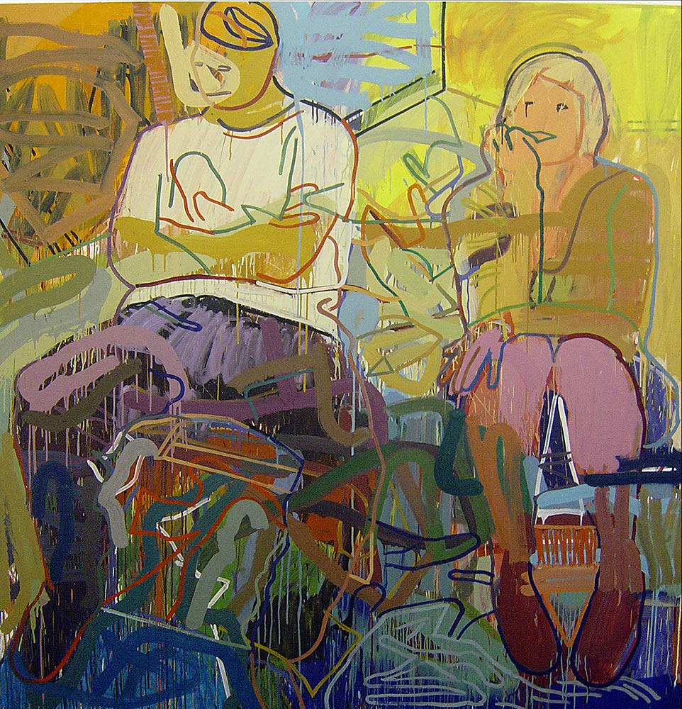 Michail Parlamas - Karen Scott, oil on canvas, 190x210cm