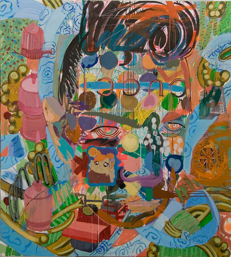 Michail Parlamas - Gucci, oil on canvas, 190x210cm