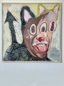 Michail Parlamas Zoomorphic #8 acrylic and oil on canvas 70x70cm